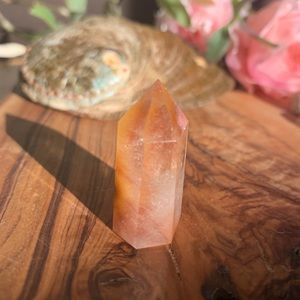 Red Hair Rutilated Quartz Point ✨❤️